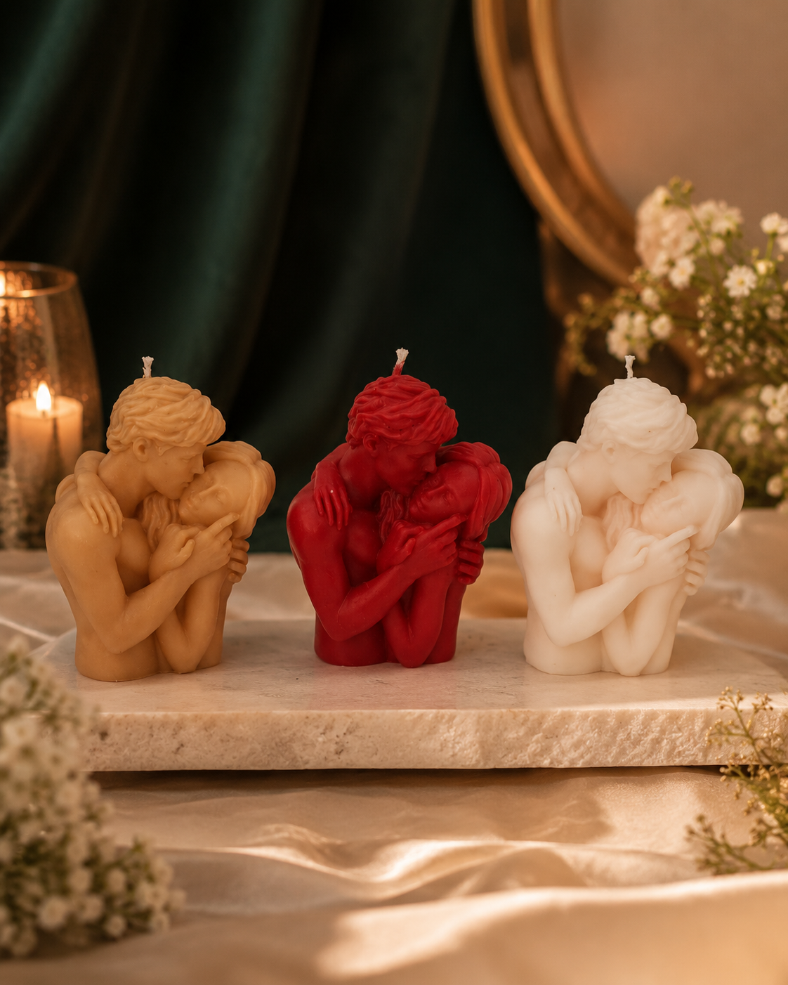 Madhura Deepa | Couple Kiss Candle