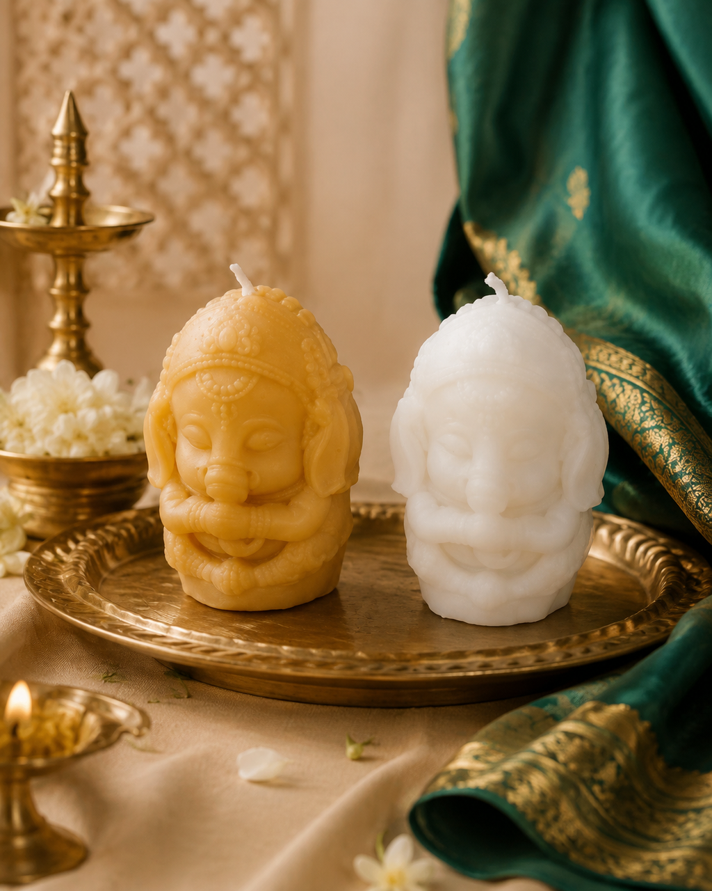 Vinayaka Mangala Deepa Set | Vinayakar Chaturthi Candle Set