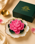 Sacred Bloom | Lotus Urli Candle