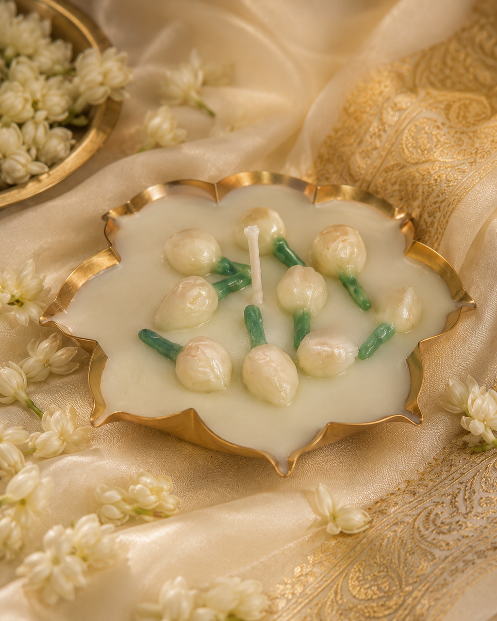 Mallika Deepa | Jasmine Urli Candle