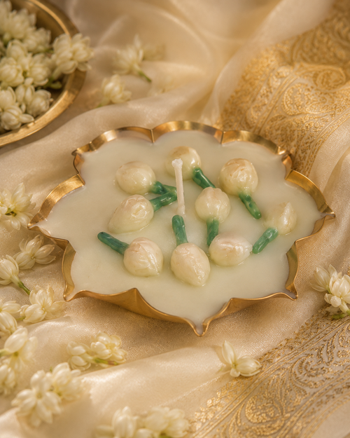 Mallika Deepa | Jasmine Urli Candle