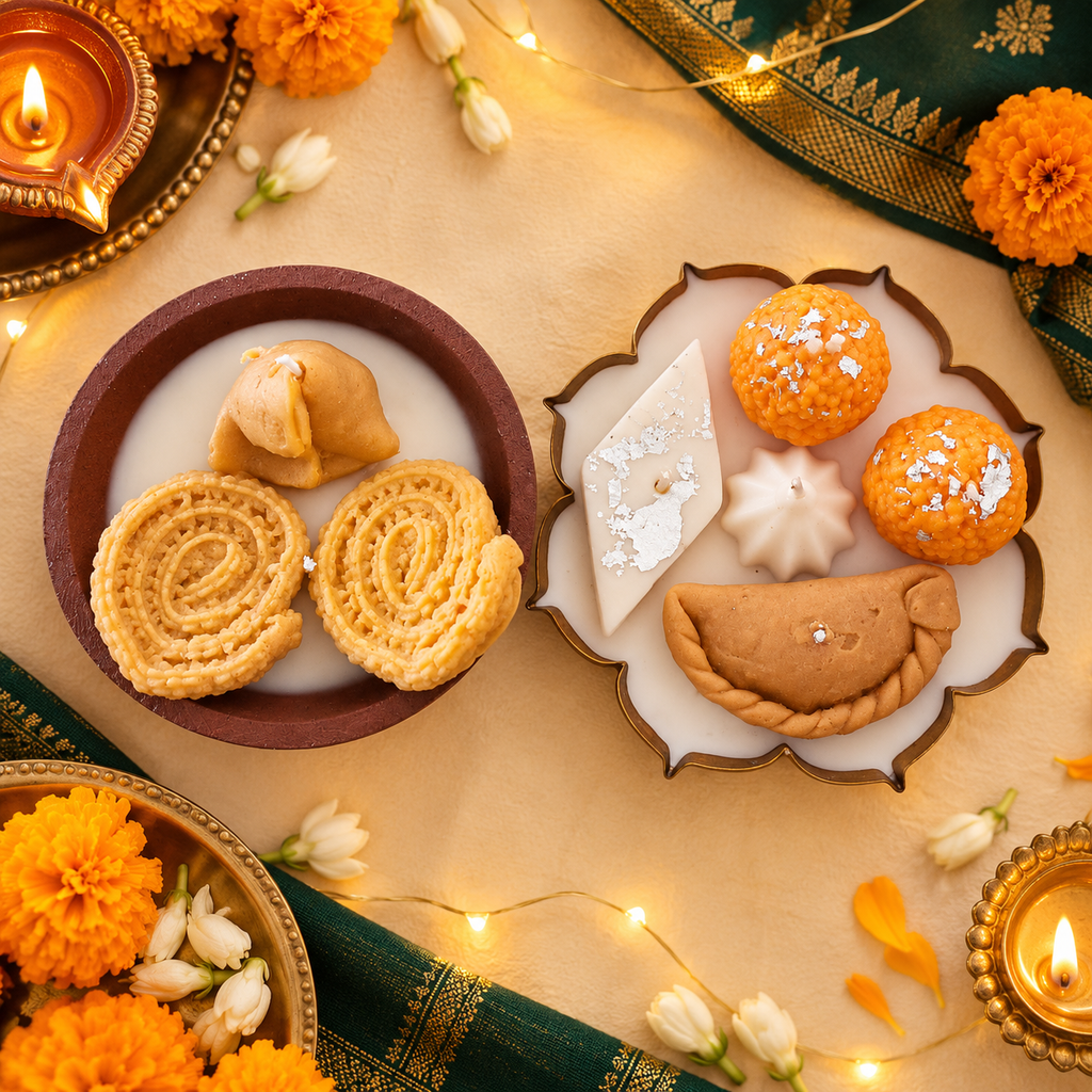 The Grand Utsava Duo | Utsava Madhuram & Utsava Karam Candle Set