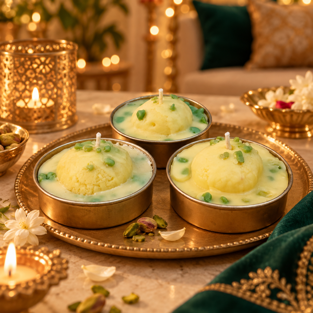 Rasamalai Jyoti | Individual Rasamalai Candle
