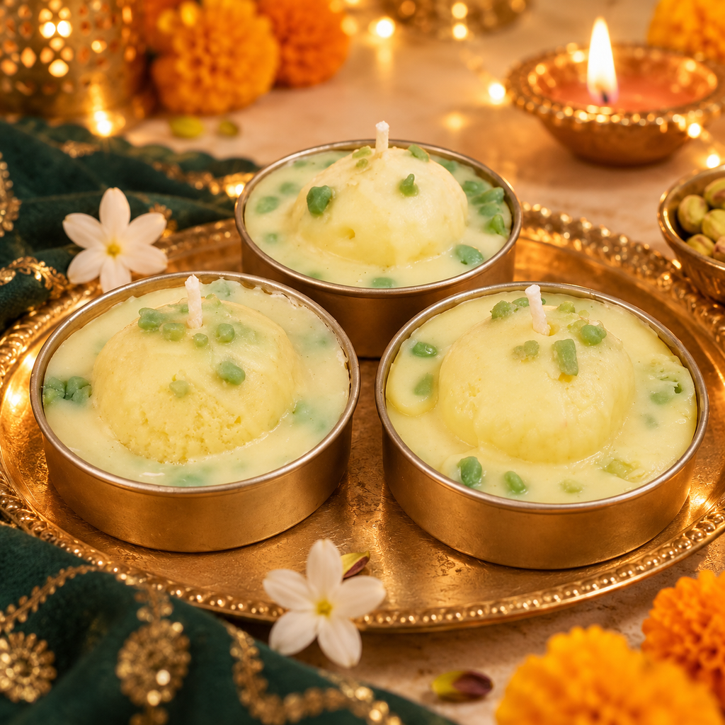 Rasamalai Jyoti | Individual Rasamalai Candle