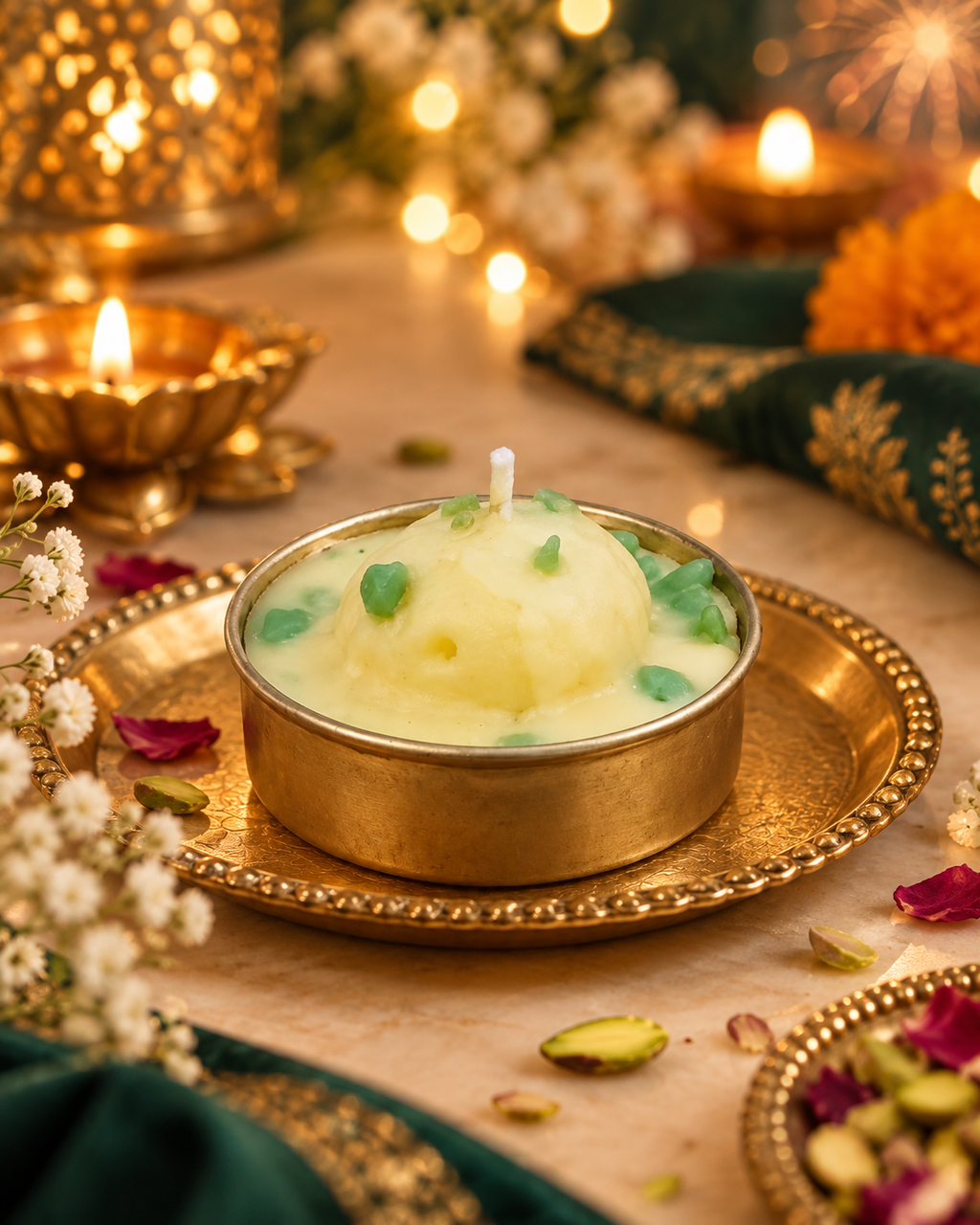 Rasamalai Jyoti | Individual Rasamalai Candle