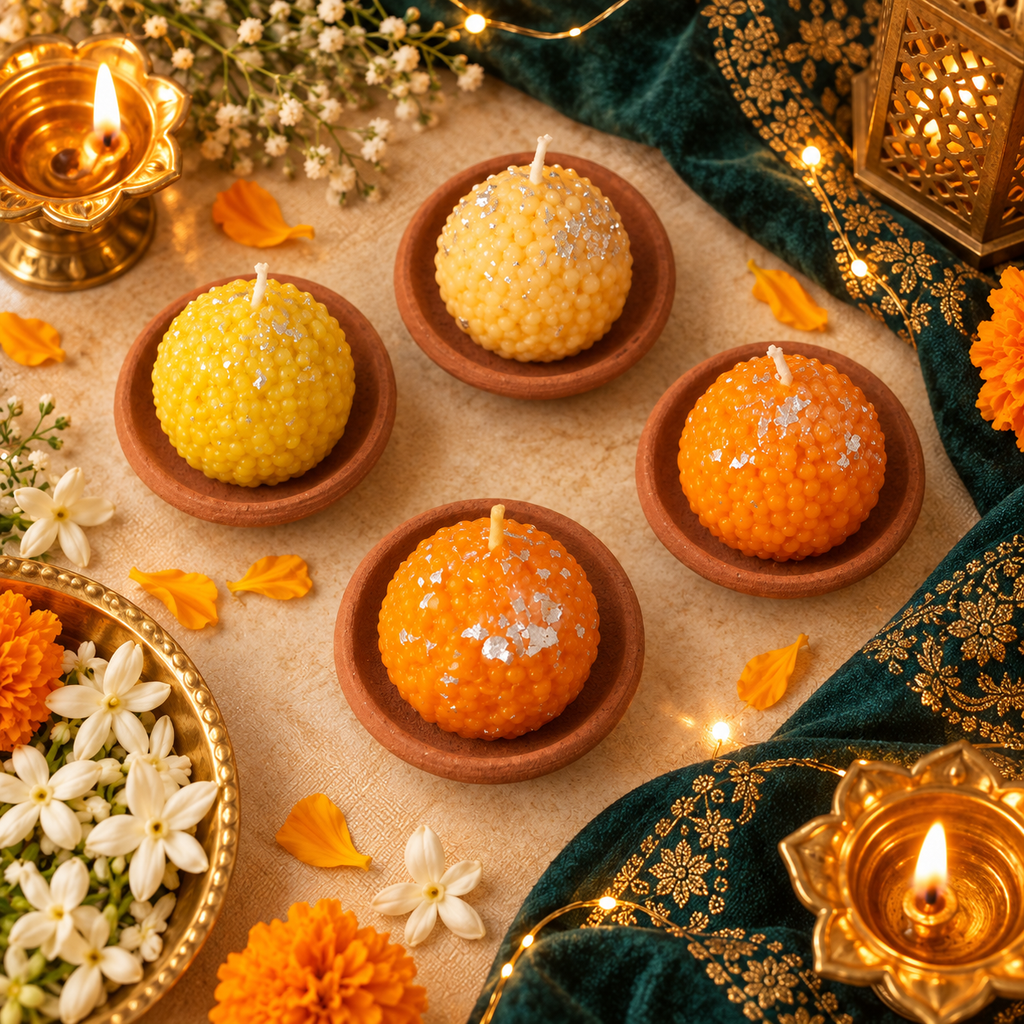 Laddu Jyoti | Individual Laddu Candle