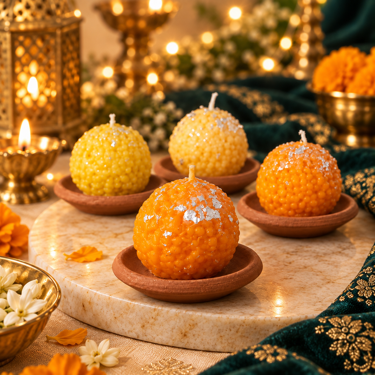 Laddu Jyoti | Individual Laddu Candle