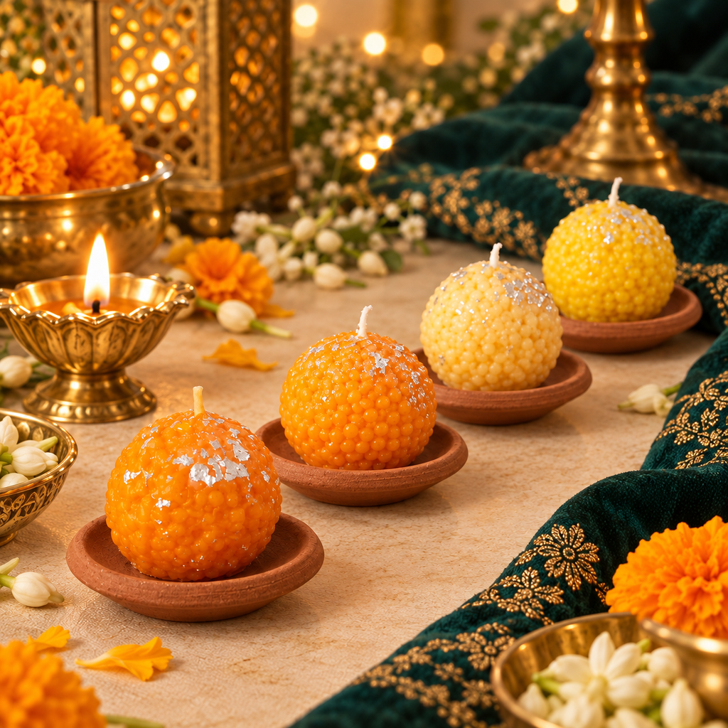 Laddu Jyoti | Individual Laddu Candle