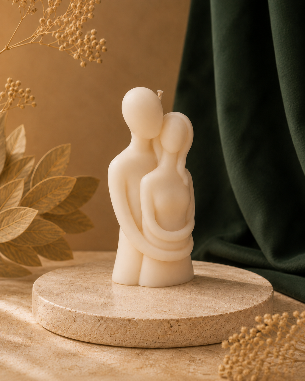 Anuraaga Deepa | Couple Embrace Candle