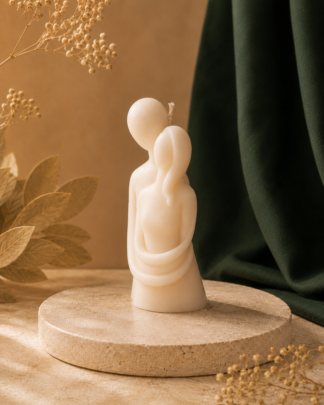 Anuraaga Deepa | Couple Embrace Candle