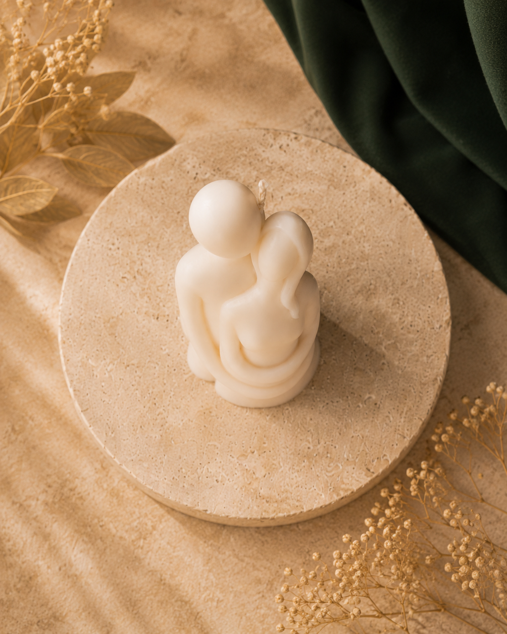 Anuraaga Deepa | Couple Embrace Candle